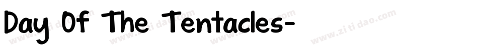 Day Of The Tentacles字体转换